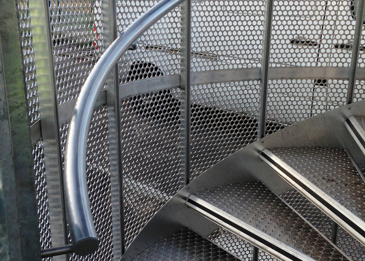 Escalier hélicoïdal colimaçon acier galvanisé